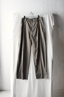 ATHA STRIPE STRAIGHT EASY TROUSERS green