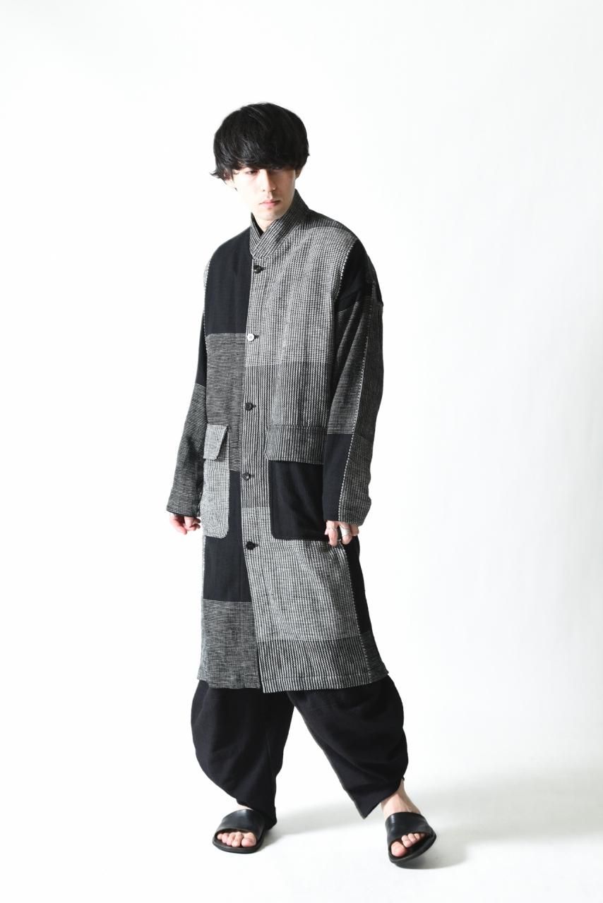 yantor ヤントル 17ss Kadhi Silk long Coat-