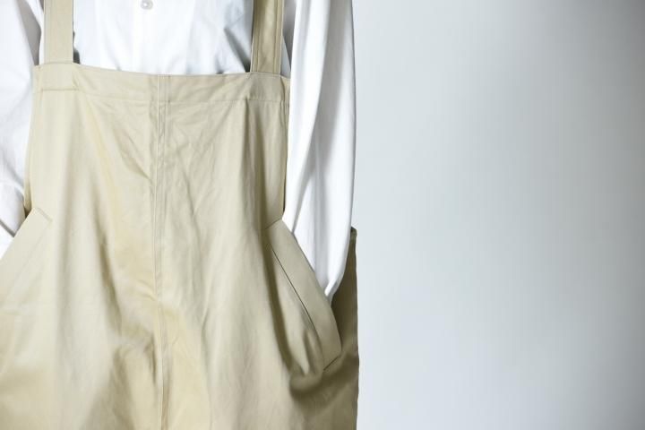My Beautiful Landlet チノオーバーオール beige - BISHOOL