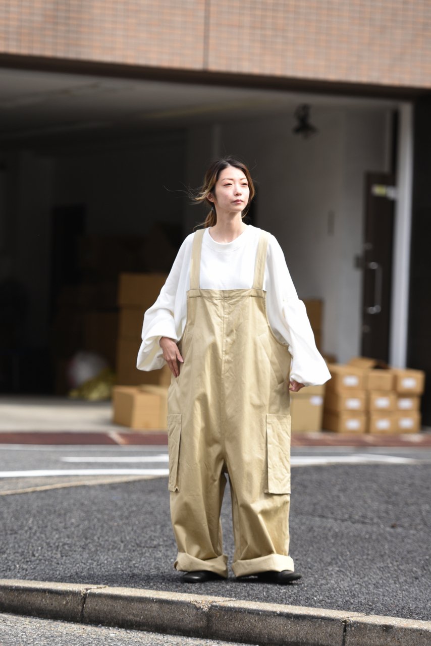 My Beautiful Landlet チノオーバーオール beige - BISHOOL,Edwina 