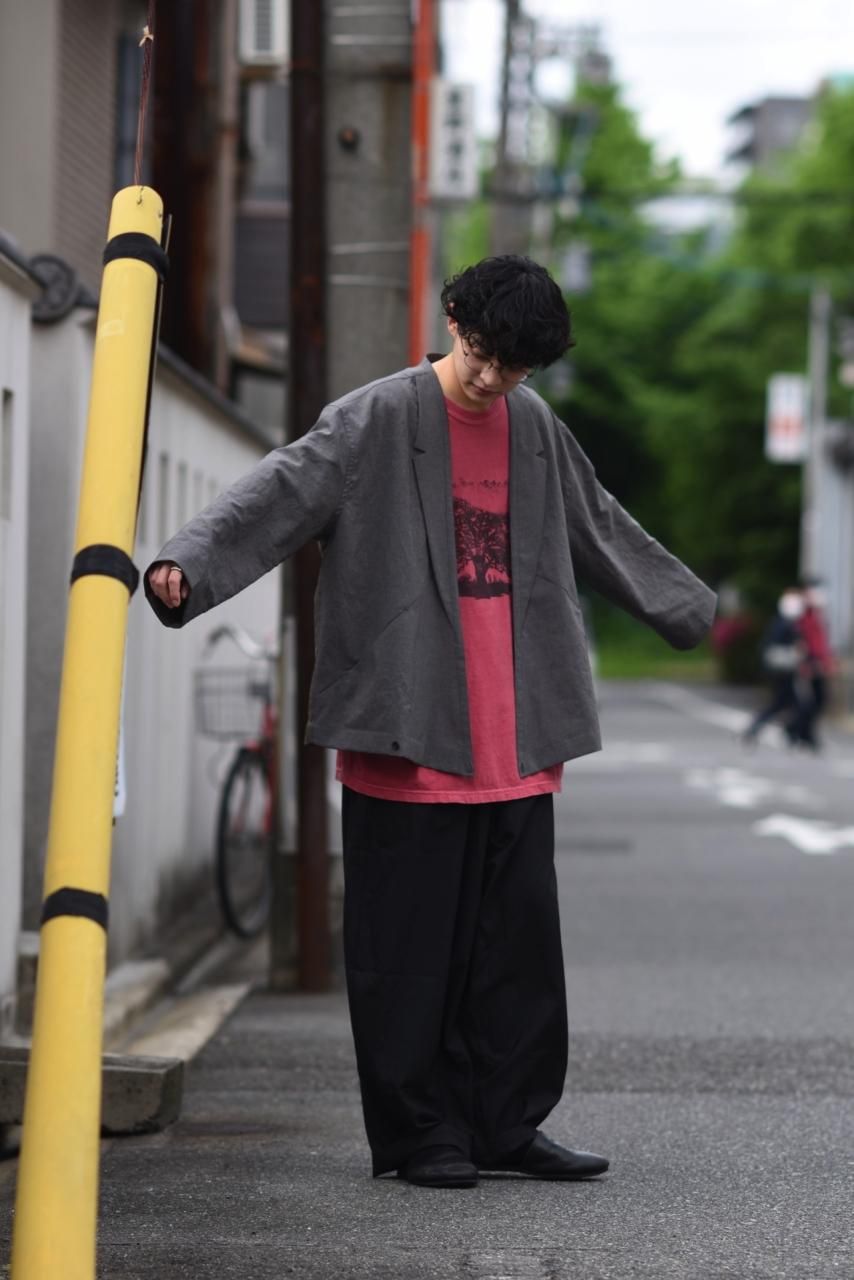 VOAAOV テーラードラペル切替オーバージャケット gray - BISHOOL
