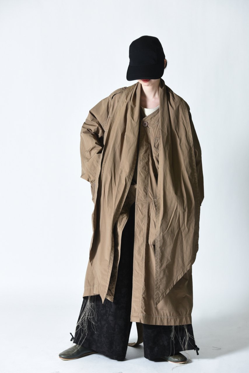 クリアランスお値下】 tactac HAORI MILITARY TAFFETA BIG COAT www.m