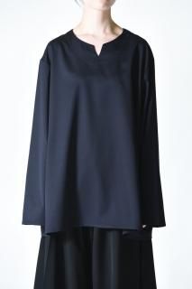 BISHOOL Wool 01 Lapel Pullover dark navy(A-013)