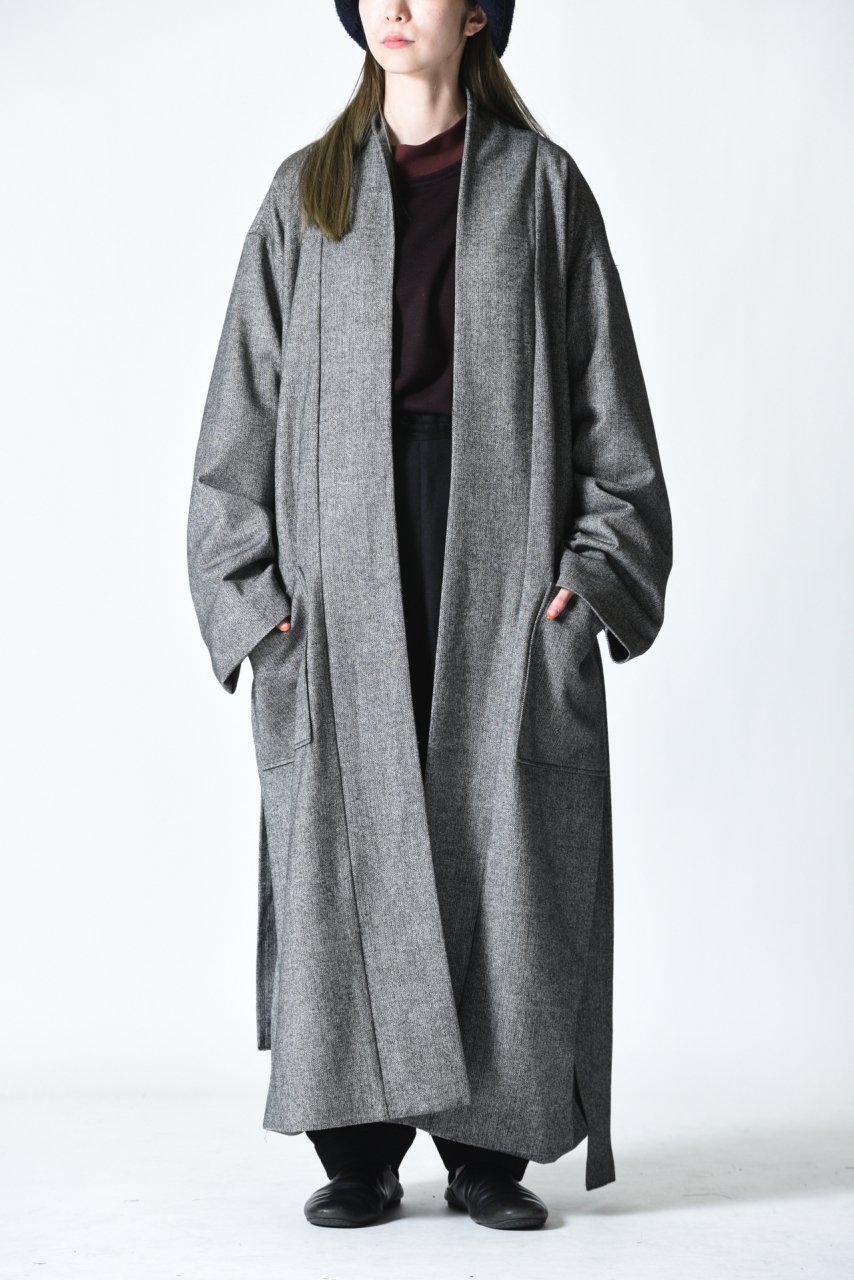 ATHA CLASSICAL HERRINGBONE NORAGI LONG COAT - BISHOOL,Edwina Horl