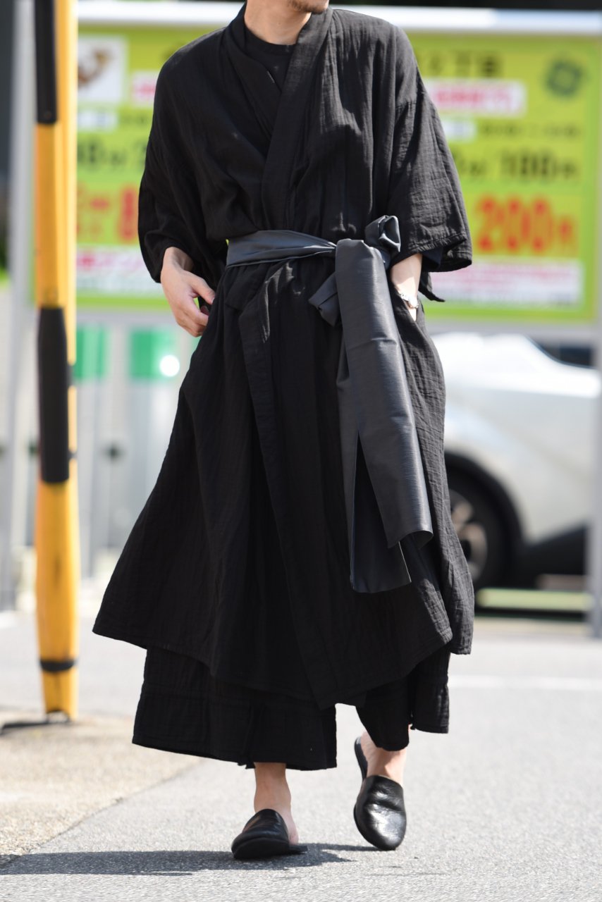 bishool Wool Gabardine yukata coat 浴衣 レア minnade-ganbaro.jp