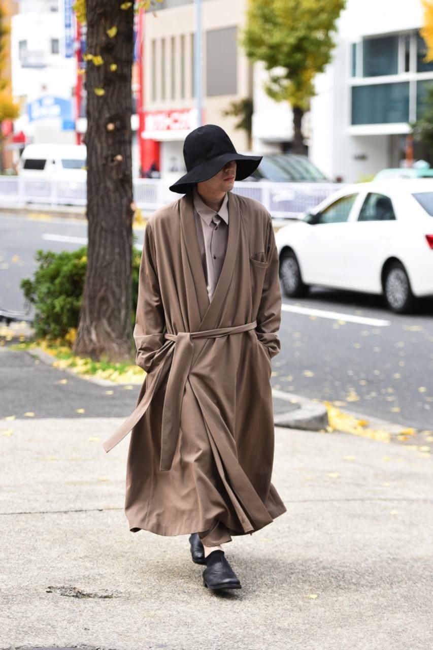 BISHOOL Wool Gabardine Trench Coat - 通販 - pinehotel.info