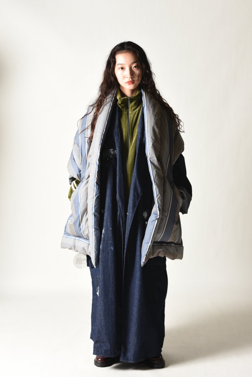 My Beautiful Landlet ペイントデニム ビッグコート indigo - Edwina  Horl,YANTOR,ETHOSENS等取扱い OVIE STUDIO の通販サイト