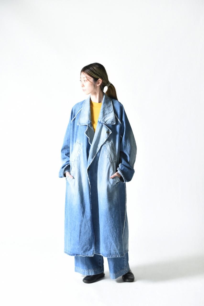 My Beautiful Landlet ブリーチデニムビッグコート used blue - BISHOOL,Edwina Horl,My  Beautiful Landlet,YANTOR等取扱い OVIE STUDIO の通販サイト
