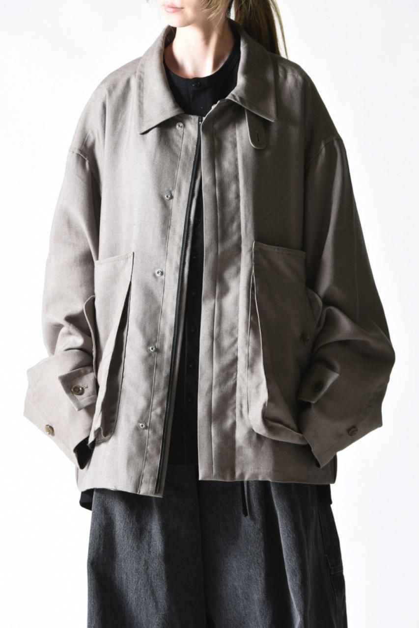 VOAAOV 尾州リネンビッグブルゾン beige - BISHOOL,Edwina Horl