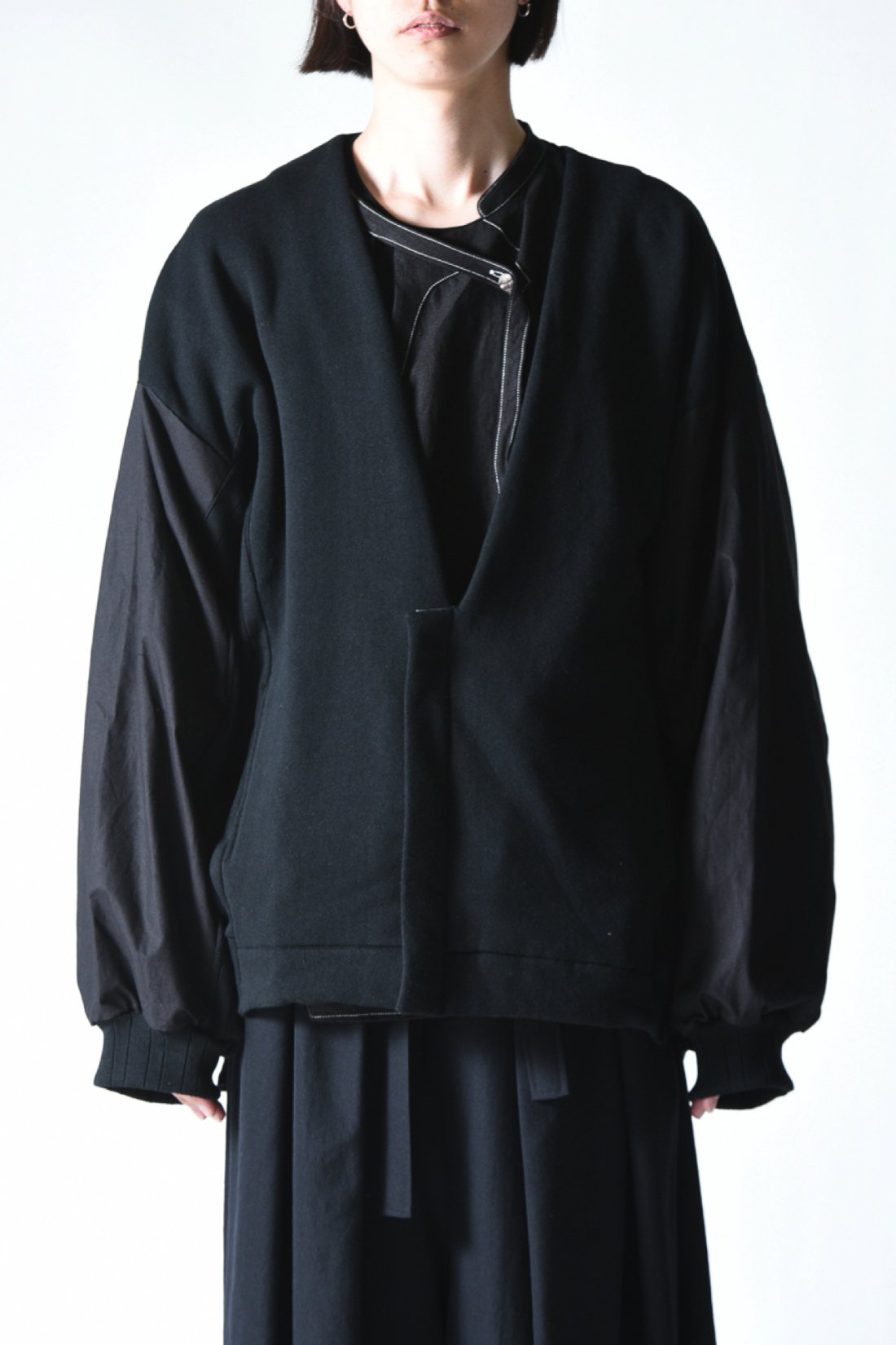 My Beautiful Landlet Sweat×Bafu Cotton ドルマンビッグカーディガン black - Edwina  Horl,YANTOR,ETHOSENS等取扱い OVIE STUDIO の通販サイト