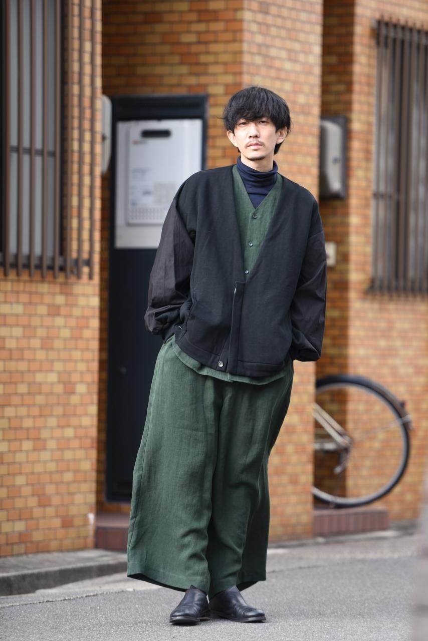 My Beautiful Landlet Sweat×Bafu Cotton ドルマンビッグカーディガン 