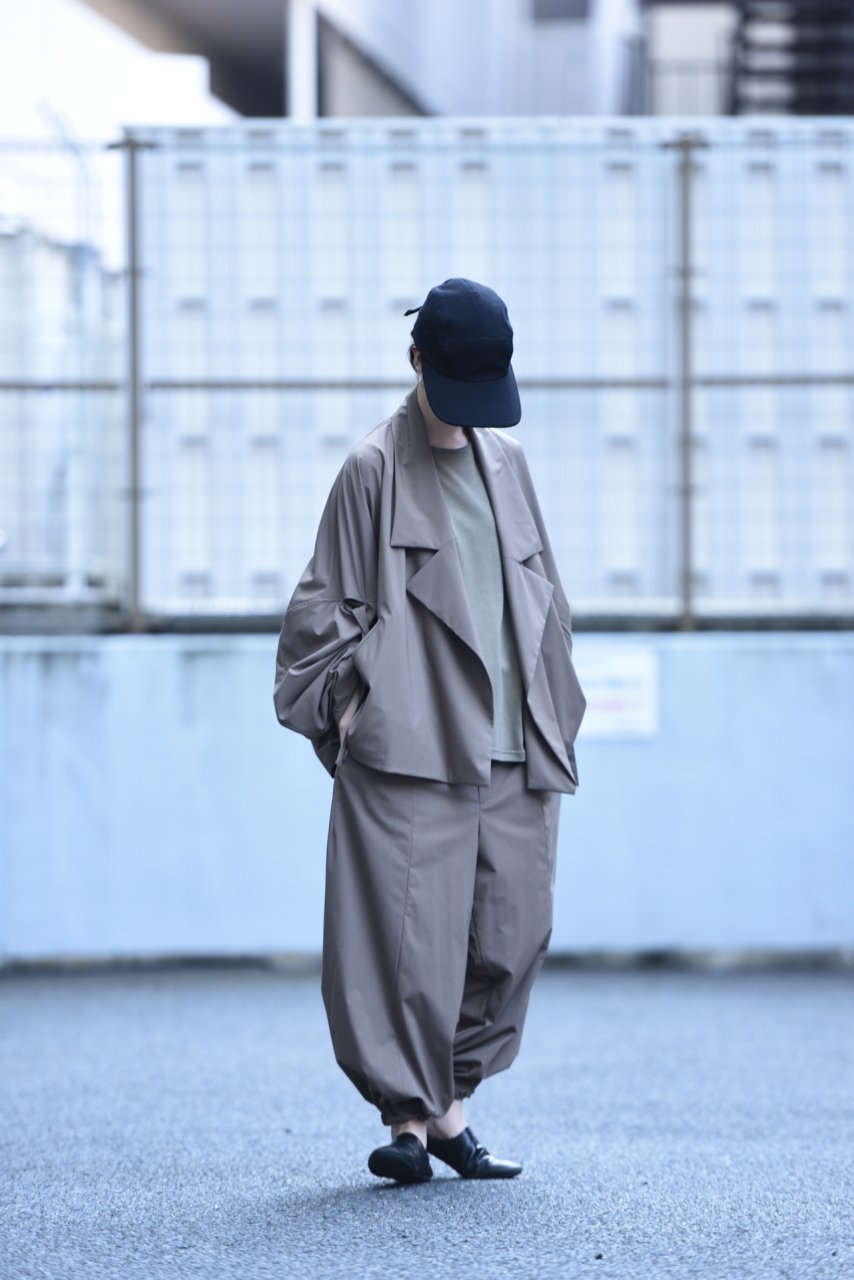 My Beautiful Landlet レーヨン紐ワイドジャケット beige - BISHOOL