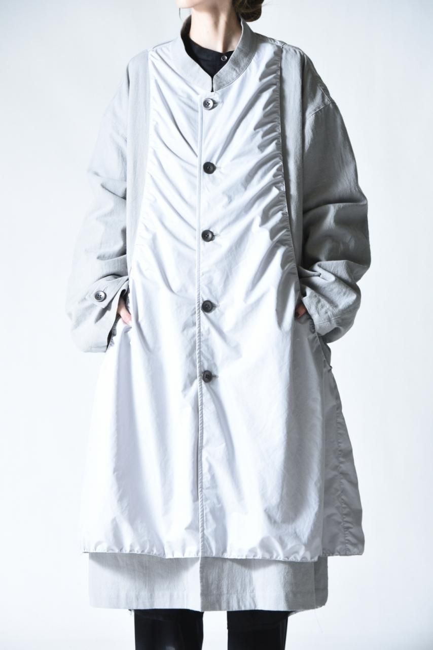 NEPHOLOGIST Layered Gather Big Coat gray - BISHOOL,Edwina Horl,My Beautiful  Landlet,YANTOR等取扱い OVIE STUDIO の通販サイト