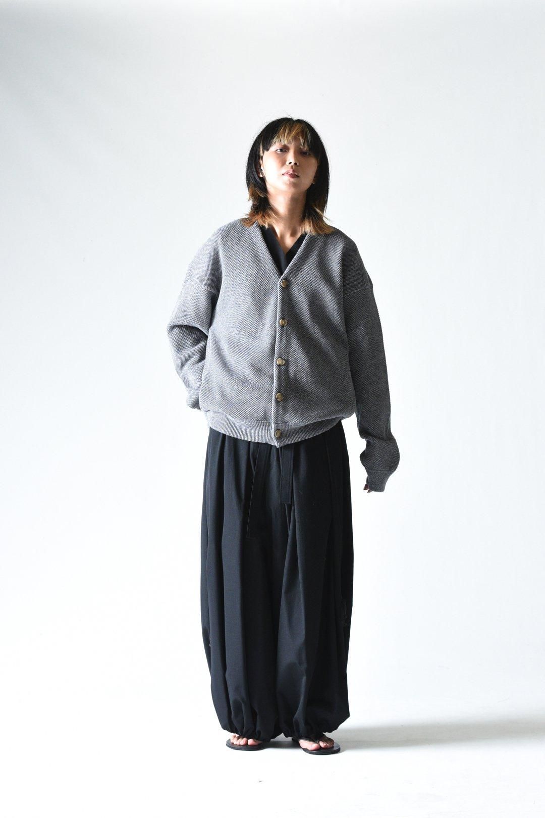 crepuscule Moss Stitch V Neck Cardigan Blue - BISHOOL,Edwina