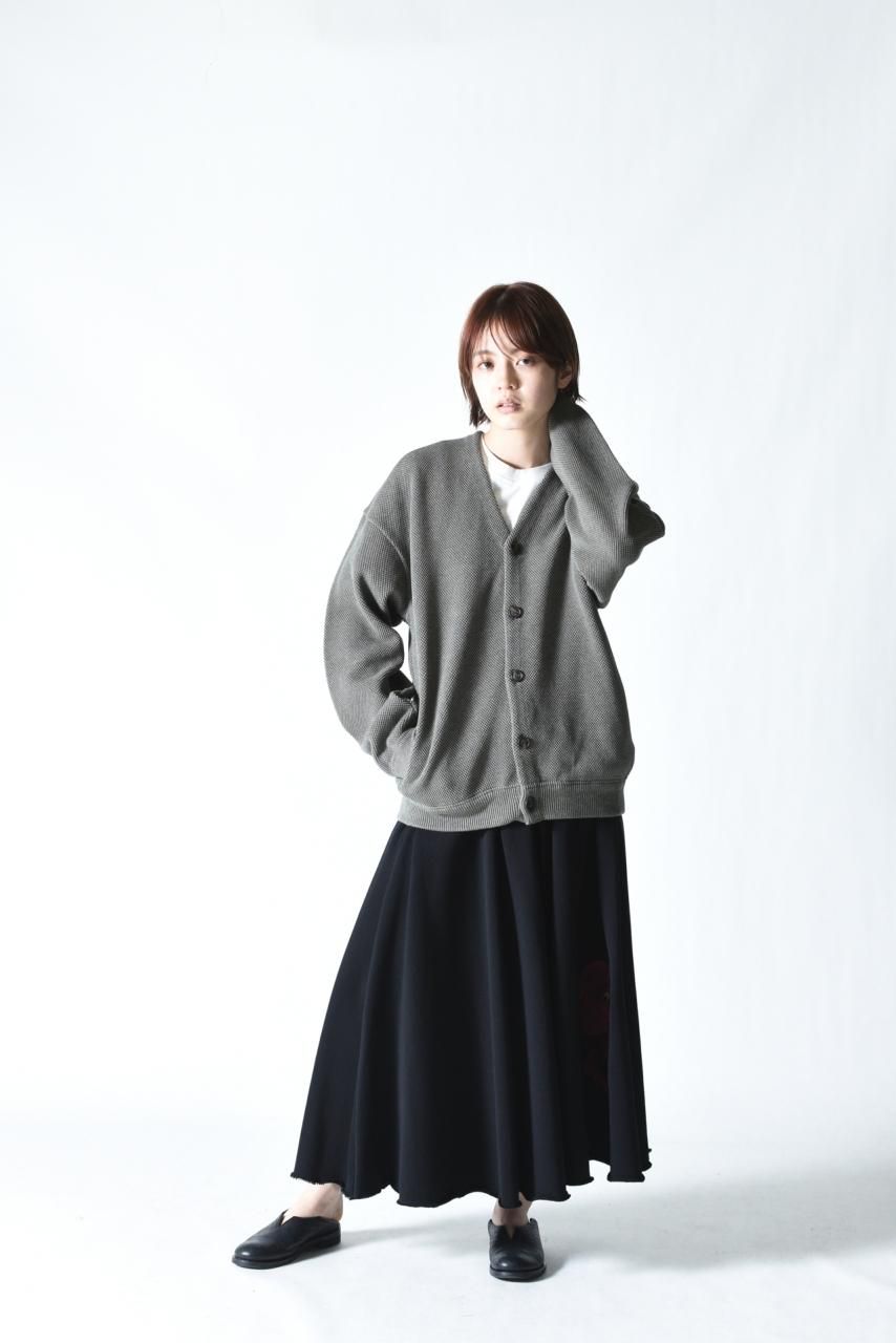 crepuscule Moss Stitch V Neck Cardigan Green - BISHOOL,Edwina Horl