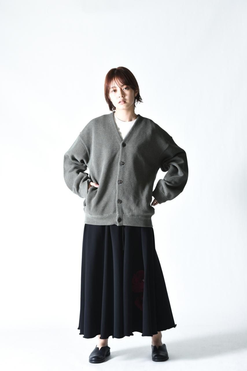 crepuscule Moss Stitch V Neck Cardigan Green - BISHOOL,Edwina Horl