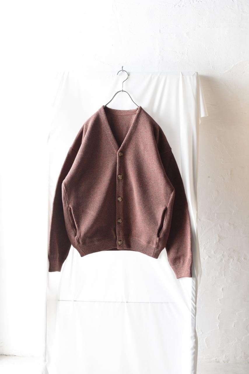 crepuscule Moss Stitch Cardigan 茶　美品　 2 crepuscule - 【残りわずか】Moss Stitch V/N Cardigan