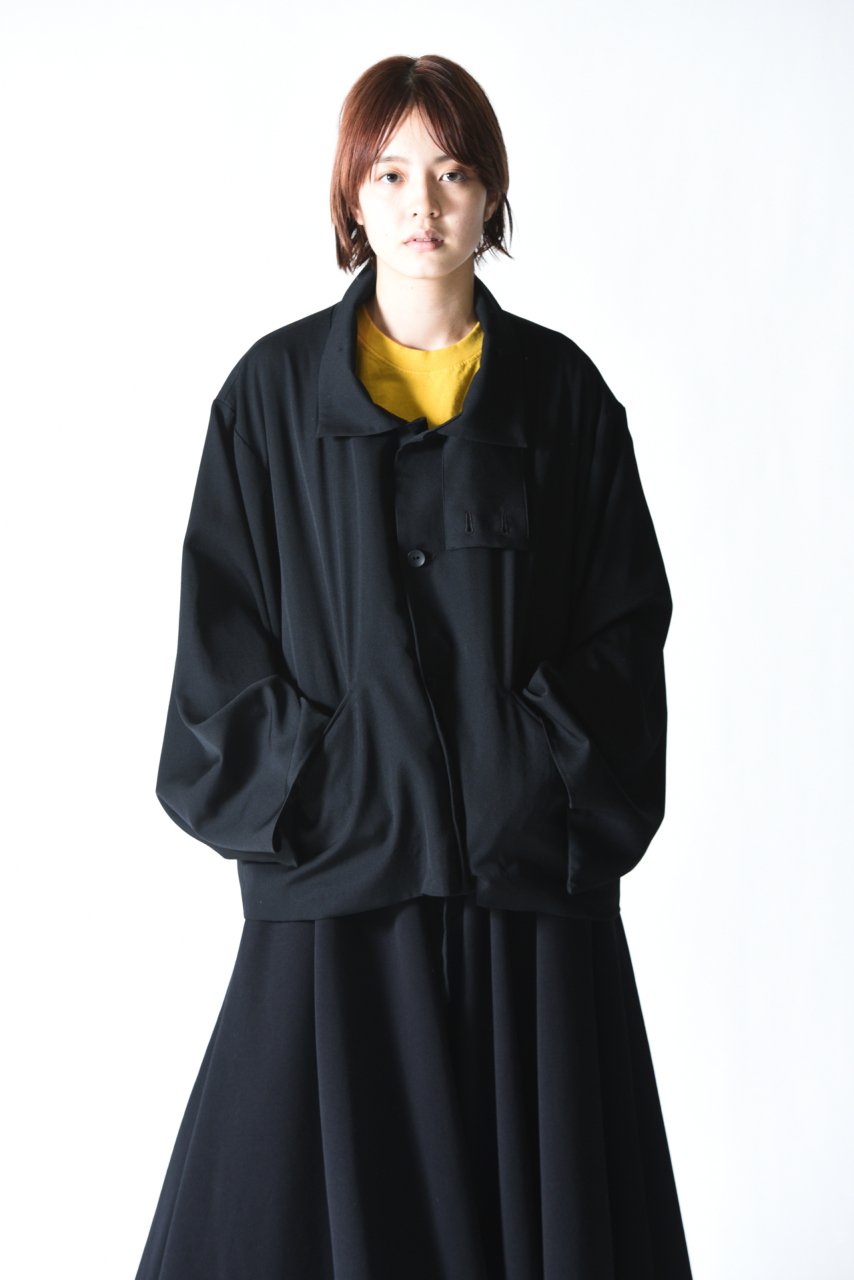 輝く高品質な BISHOOL Wool Gabardine KIMONO Coat