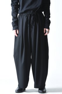 BISHOOL Wool Gabardine TSUNE-GI Pants black