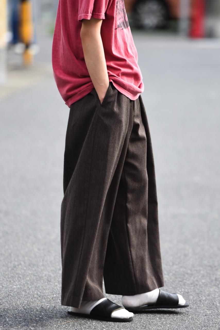 VOAAOV ウールサージ袴パンツ Brown - BISHOOL,Edwina Horl,My