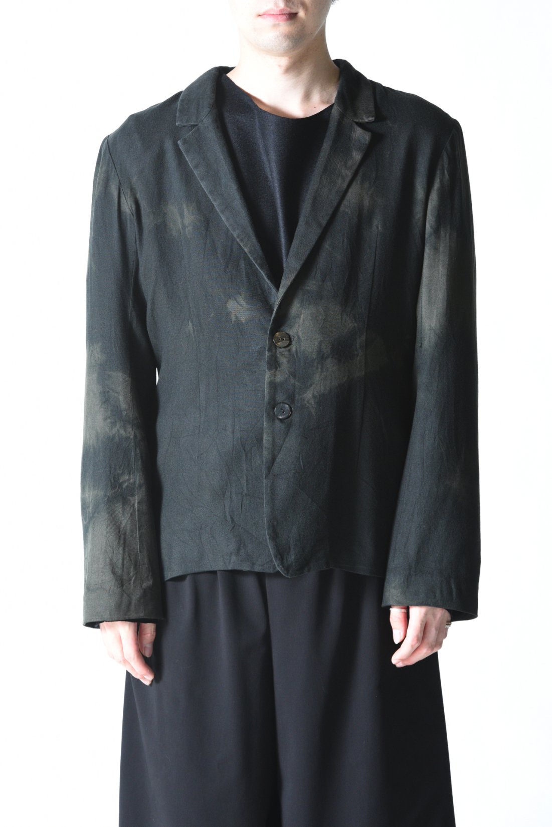 kujaku hananira jacket silk bleach - BISHOOL,Edwina Horl,My