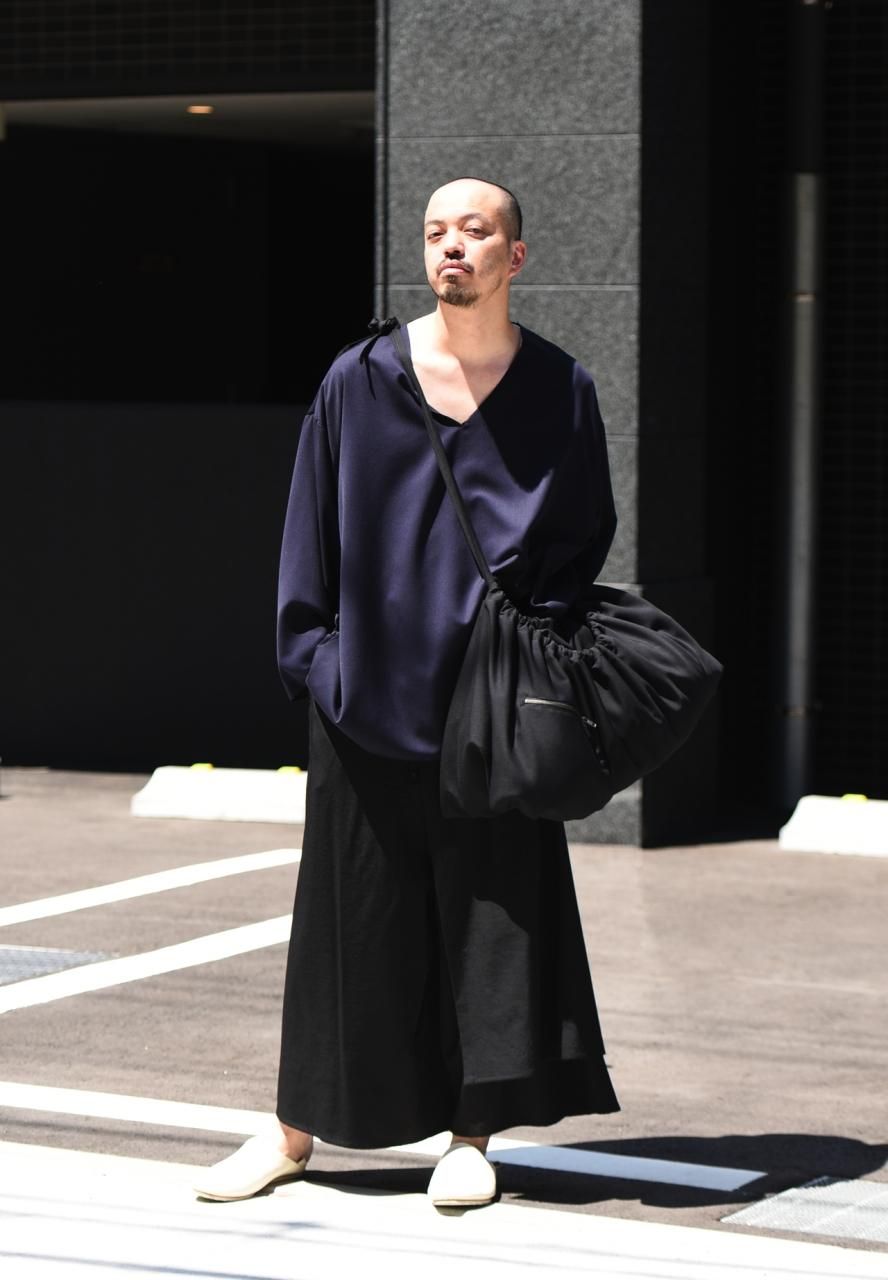 WOOL GABARDINE DRAPE-BAG（未使用） WOOL GABARDINE DRAPE-BAG – THE SHOP YOHJI YAMAMOTO