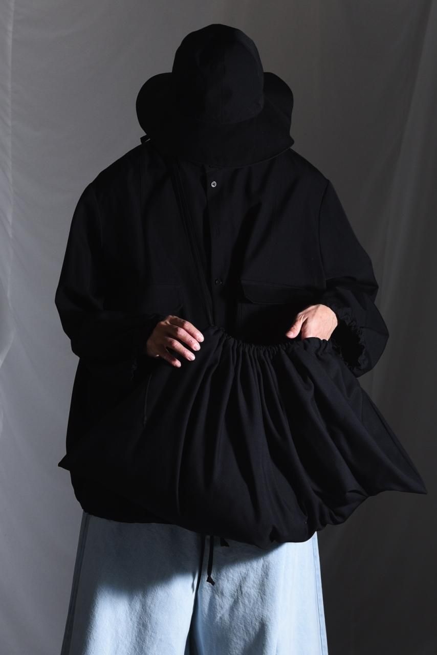 BISHOOL Wool Gabardine Drape Bag - BISHOOL,Edwina Horl,My