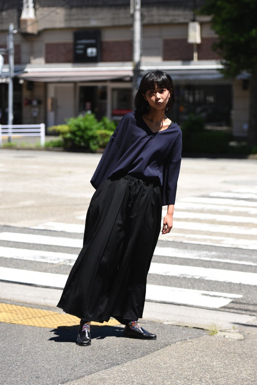 げられてい Yohji Yamamoto - BISHOOL wool gabardine 袴 skirt の通販