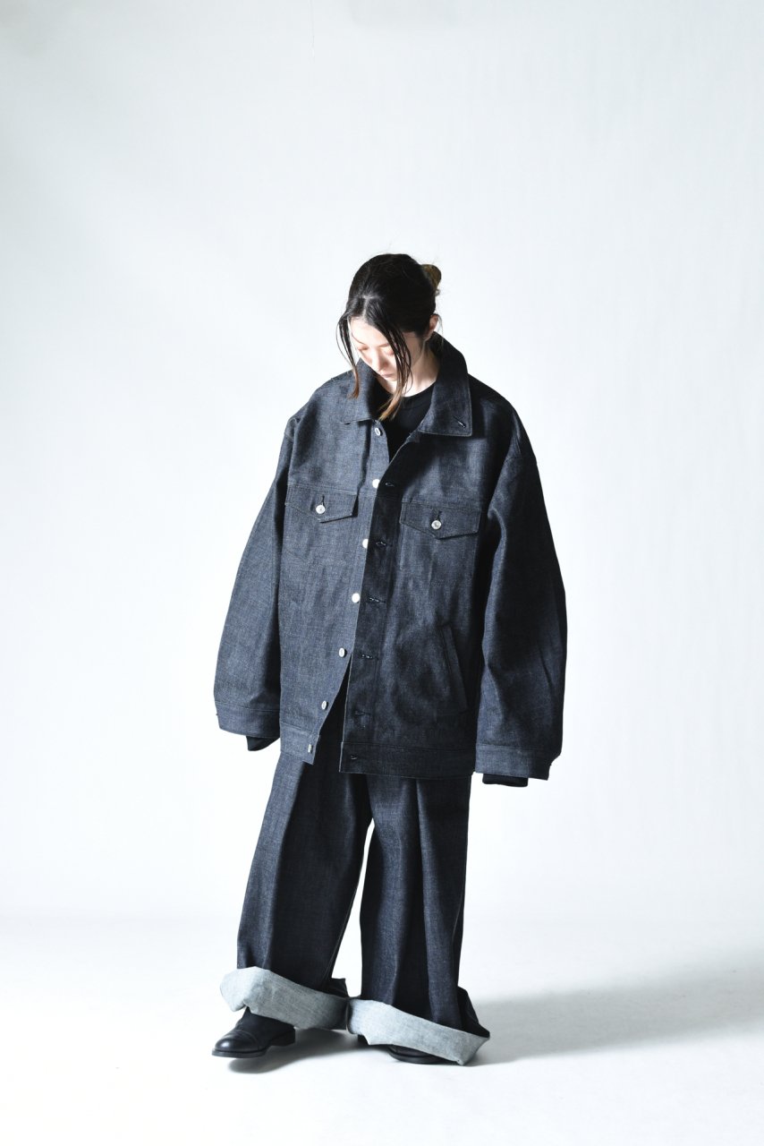 VOAAOV オーバーサイズデニムジャケット Indigo - BISHOOL