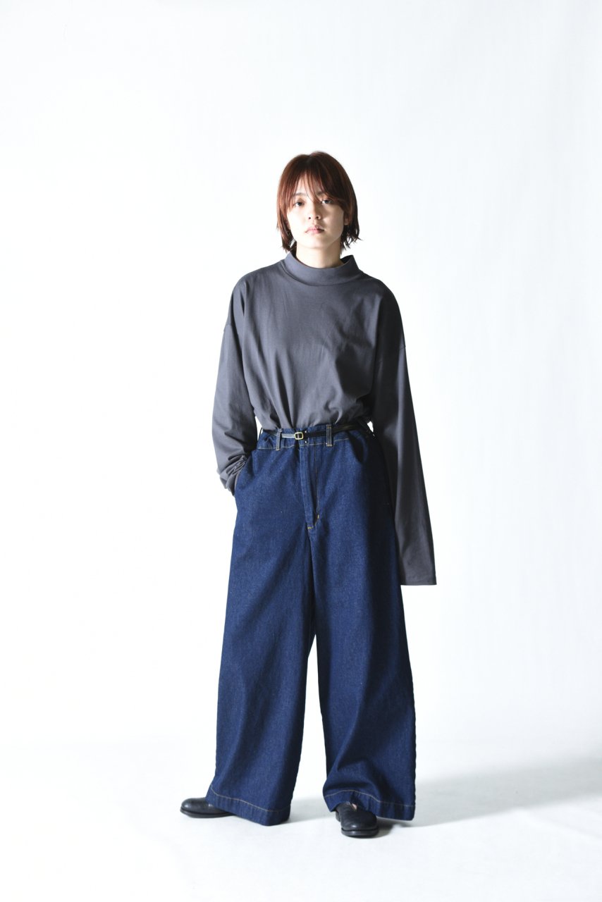 My Beautiful Landlet デニムワイドパンツ - BISHOOL,Edwina