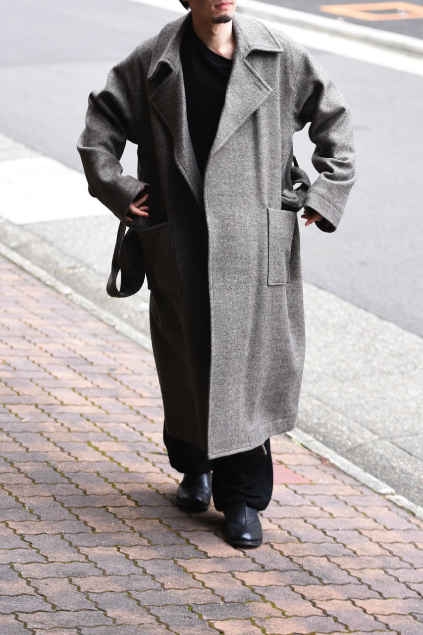 L'or Geelong Wool Long Coat (Brown)-