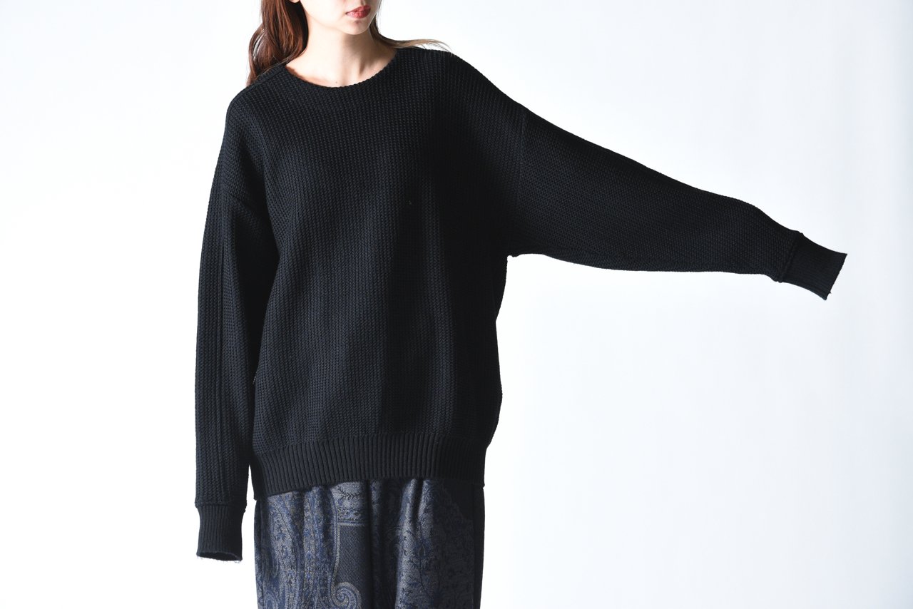 YANTOR Plating Wool Cotton Wide Sweater - BISHOOL,Edwina Horl,My