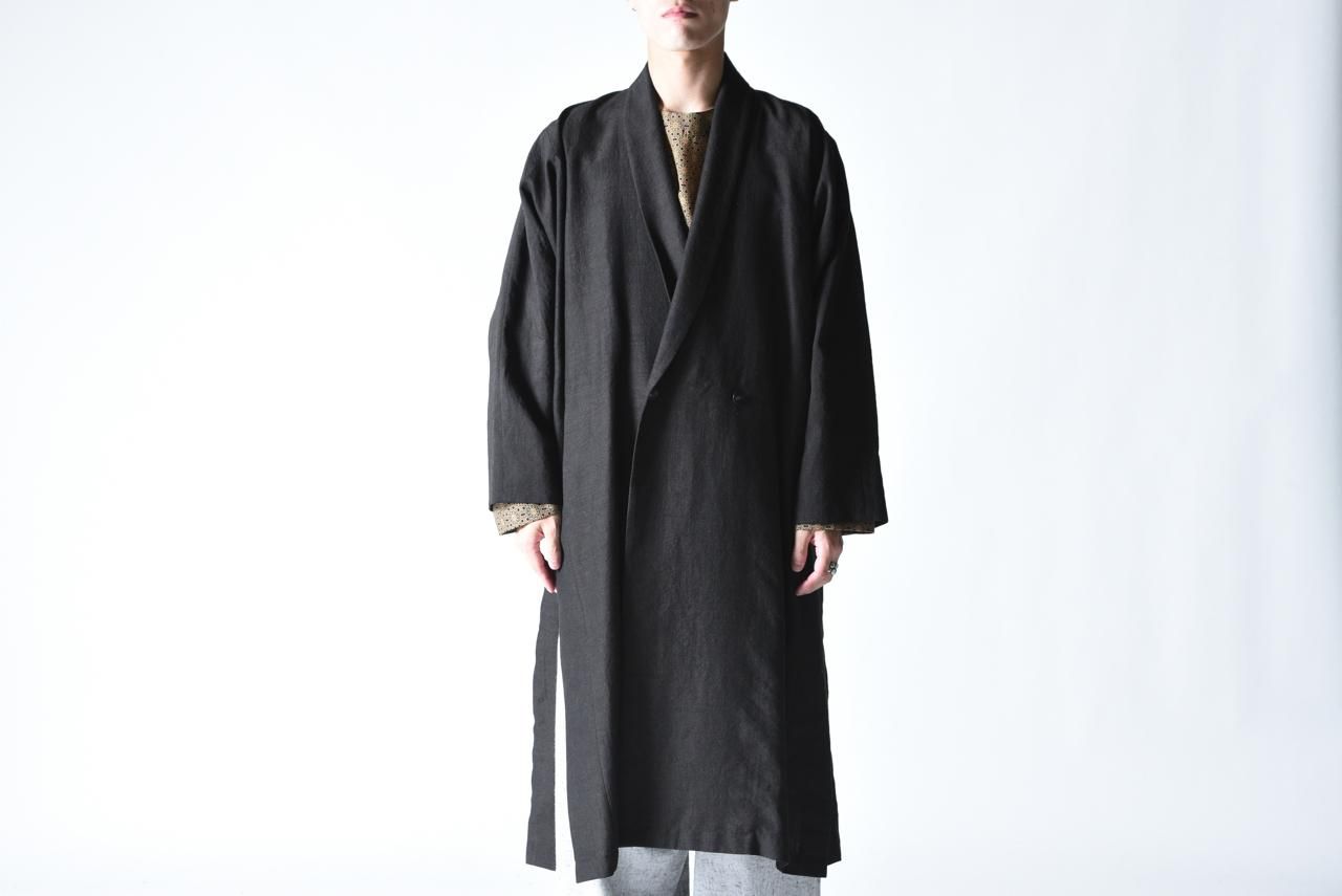 YANTOR Linenwool Slit Coat black - BISHOOL,Edwina Horl,My