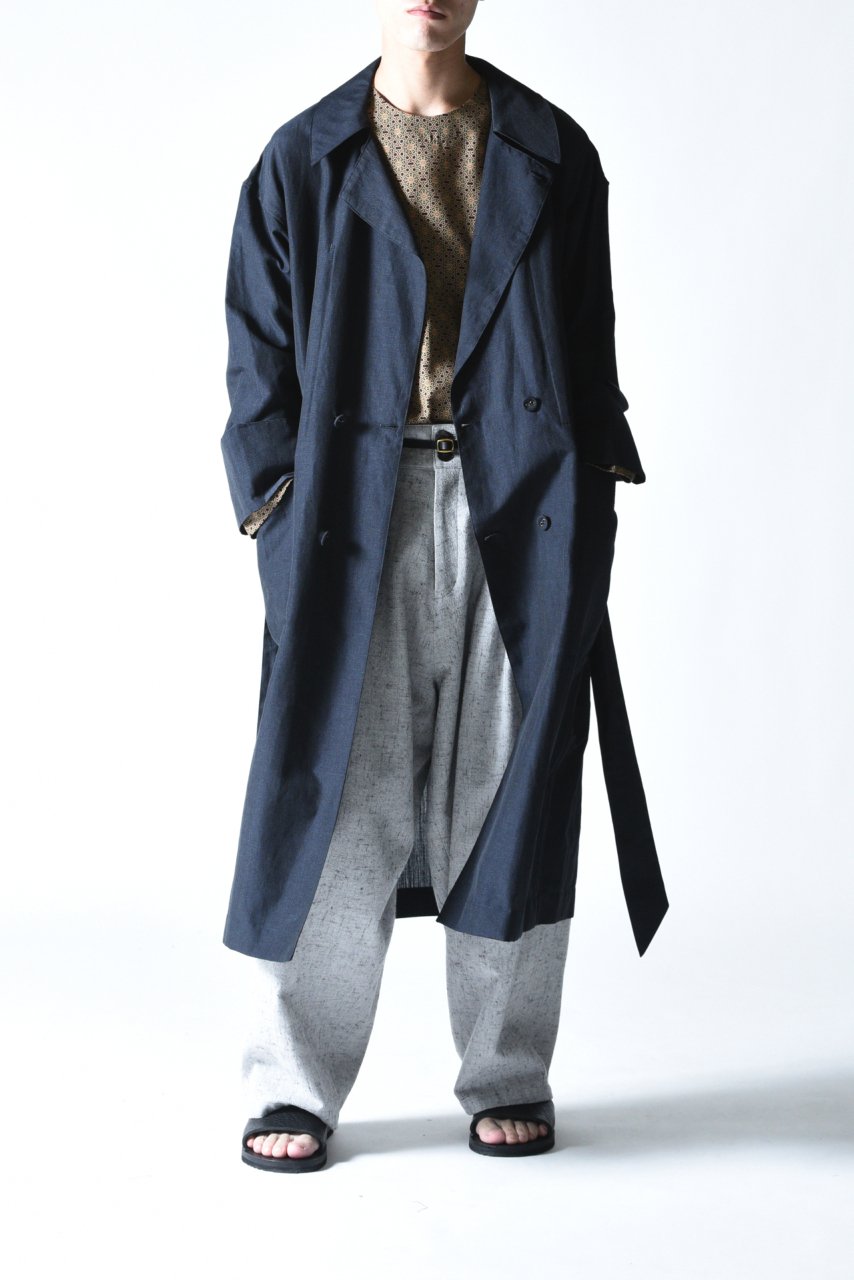 即発送可能】 yantor ヤントル 17ss Kadhi Silk long Coat