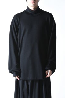 ETHOSENS High Neck Sweatshirt Black / OVIE STUDIO limited Super Big 