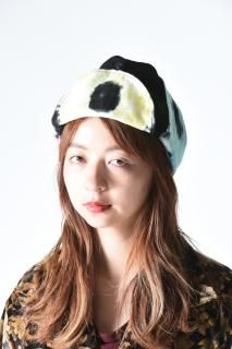 Leh Flight Cap Tye Dye Black