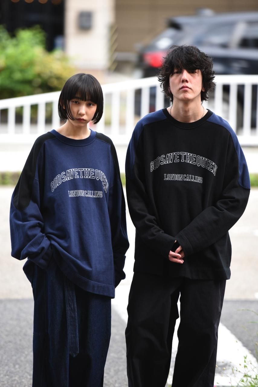 福袋 売れ残り SWEAT WAVE NEW ESSAY Black×Navy Horl,My BISHOOL,Edwina - トップス