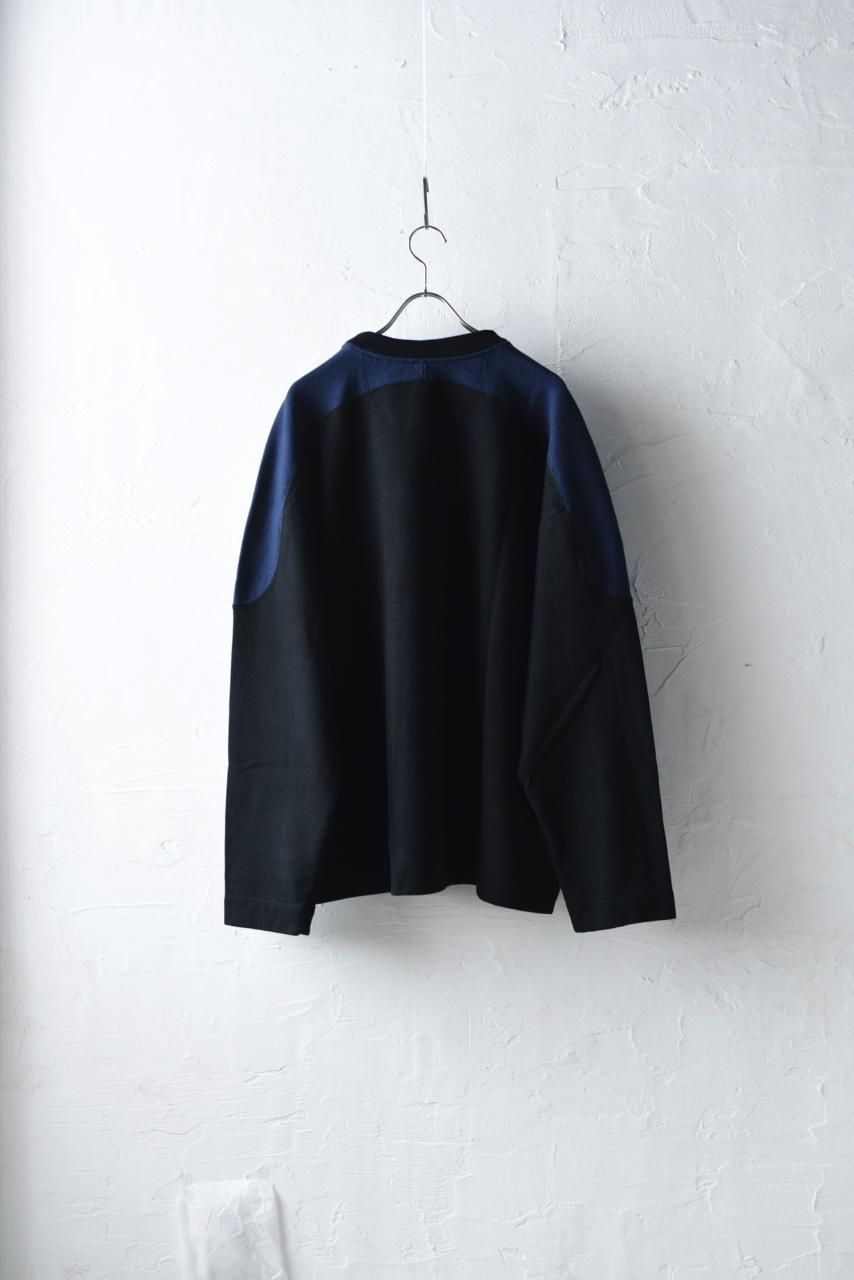 ESSAY NEW WAVE SWEAT Black×Navy - BISHOOL,Edwina Horl,My