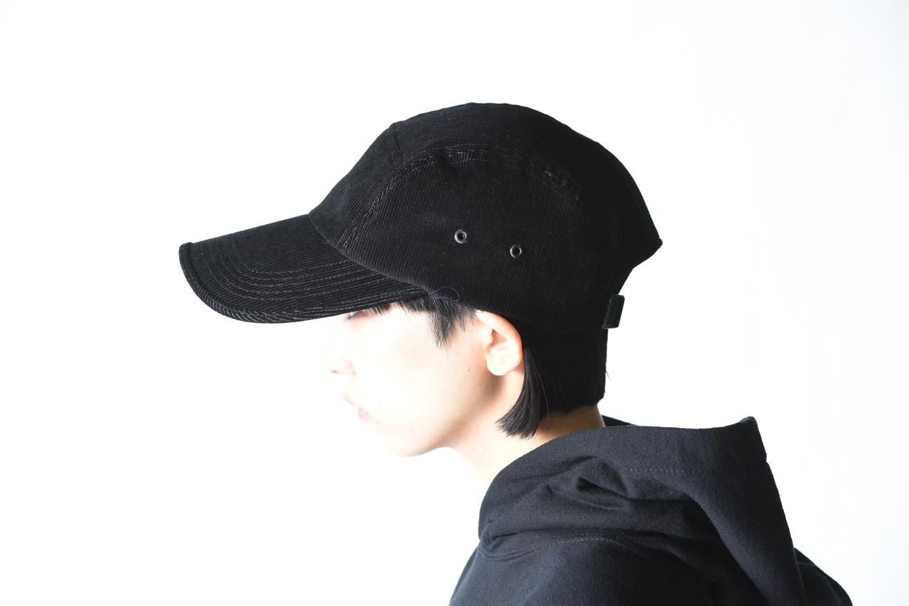 ESSAY LONG BRIM JET CAP Corduroy Black - BISHOOL,Edwina Horl,My