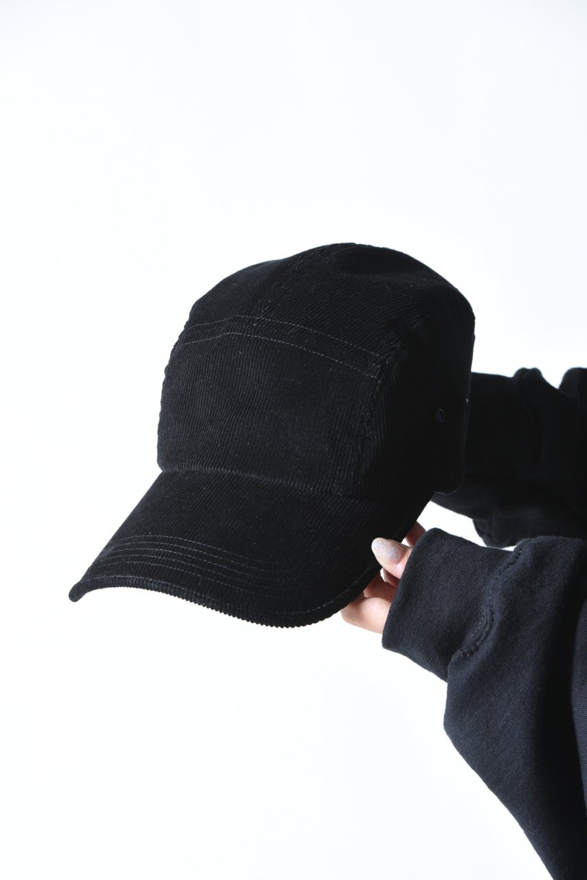 ESSAY LONG BRIM JET CAP Corduroy Black - BISHOOL,Edwina Horl,My