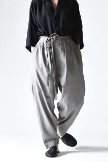 dauerbrenner TUCK WIDE HIMO PANTS Gray