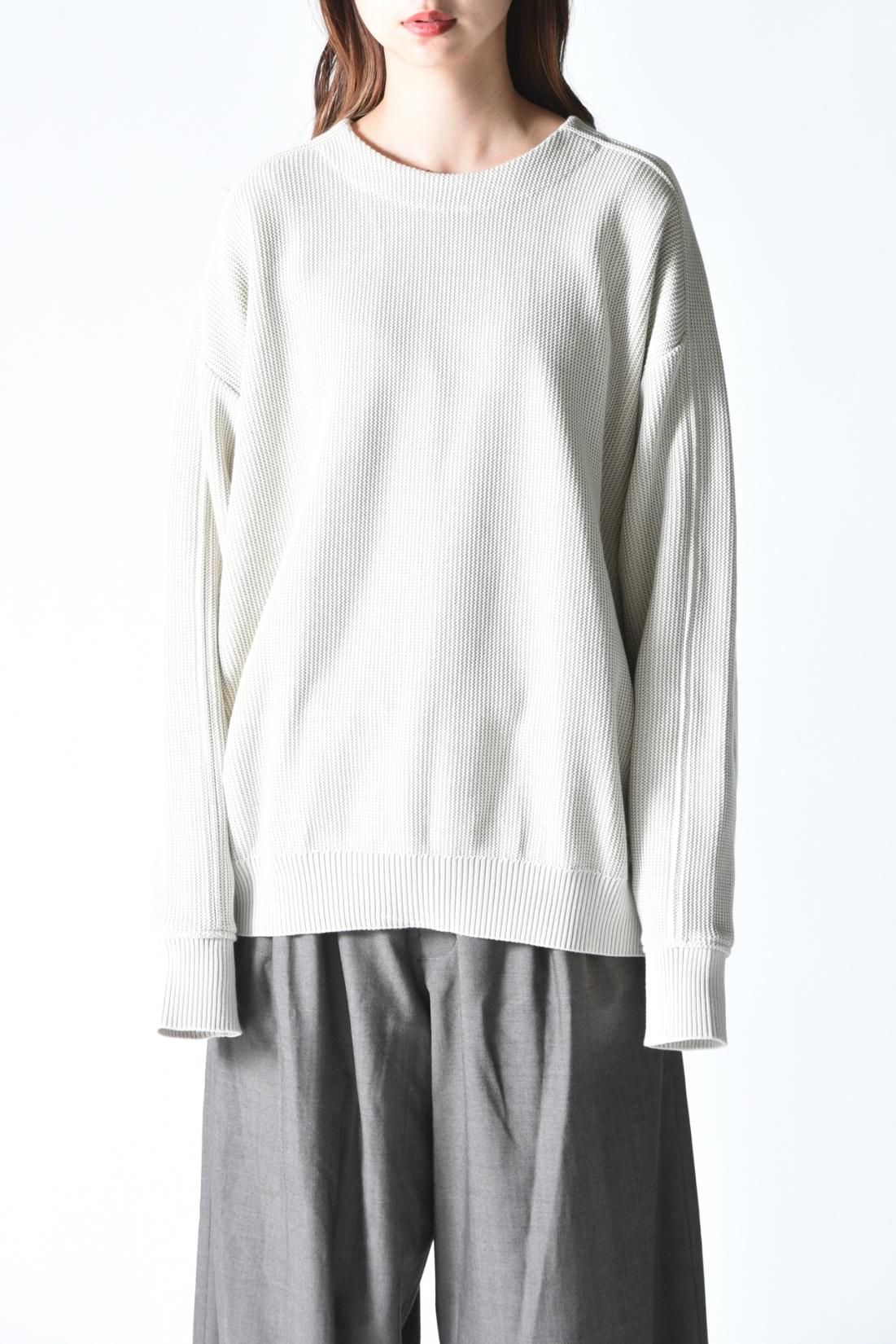 YANTOR 12G Cotton Knit Pullover White - BISHOOL,Edwina Horl,My 