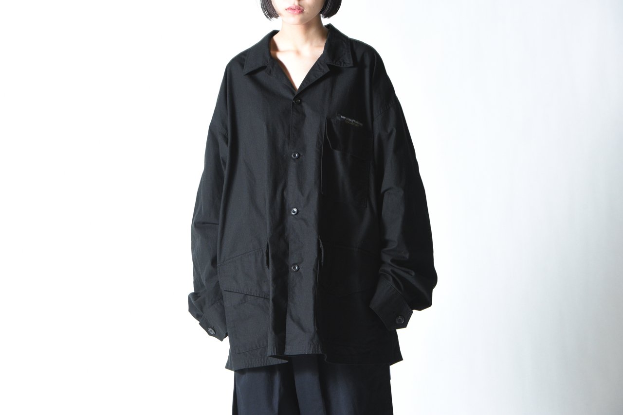 ESSAY BDU SHIRT JACKET Black - BISHOOL,Edwina Horl,My Beautiful