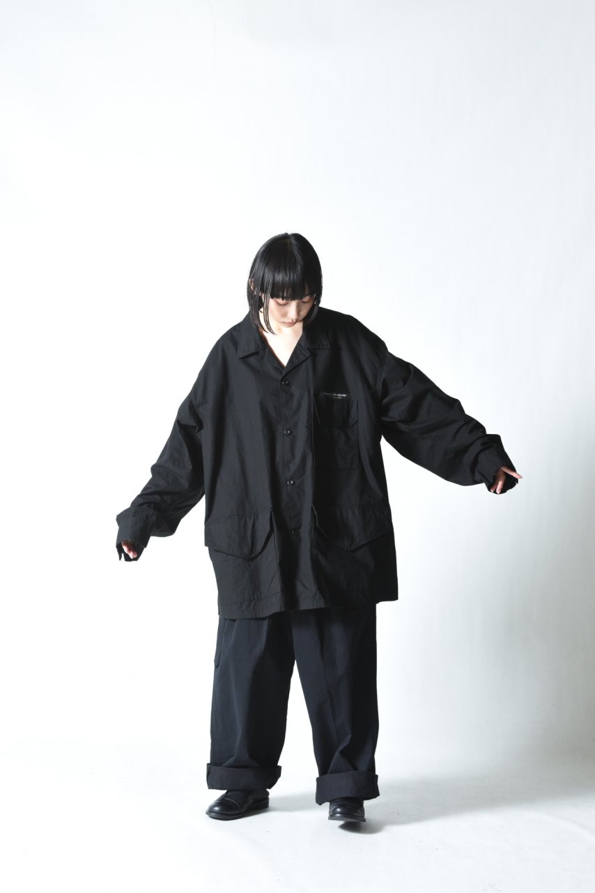 ESSAY BDU SHIRT JACKET Black - BISHOOL,Edwina Horl,My Beautiful