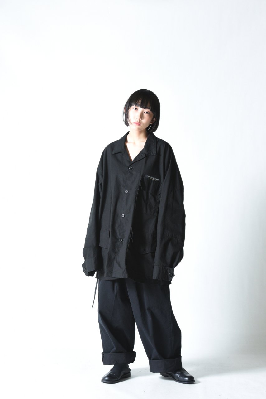 ESSAY BDU SHIRT JACKET Black - BISHOOL,Edwina Horl,My Beautiful