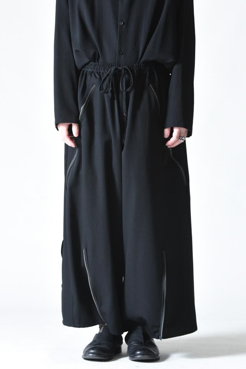 BISHOOL Wool Gabardine Zip Big Pants - BISHOOL,Edwina Horl,My Beautiful  Landlet,YANTOR等取扱い OVIE STUDIO の通販サイト