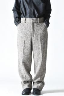 ATHA NEP TWEED EASY TROUSERS brown herringbone