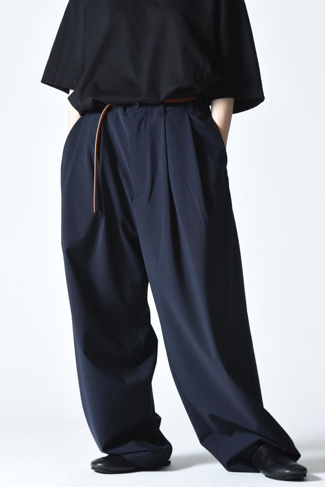 My Beautiful Landlet メリノウール２タックワイドパンツ navy - BISHOOL,Edwina Horl,My  Beautiful Landlet,YANTOR等取扱い OVIE STUDIO の通販サイト