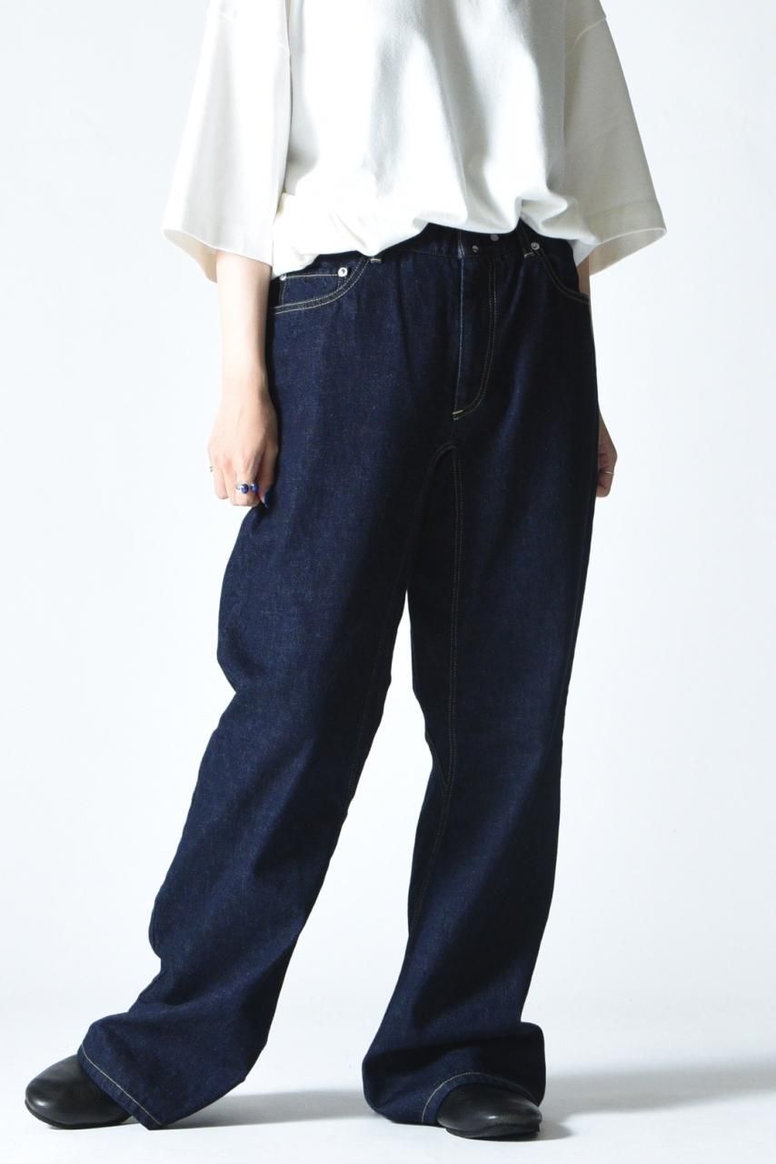 my beautiful landlet デニムパンツ My Beautiful Landlet 12ozデニムガゼットパンツ one wash - BISHOOL