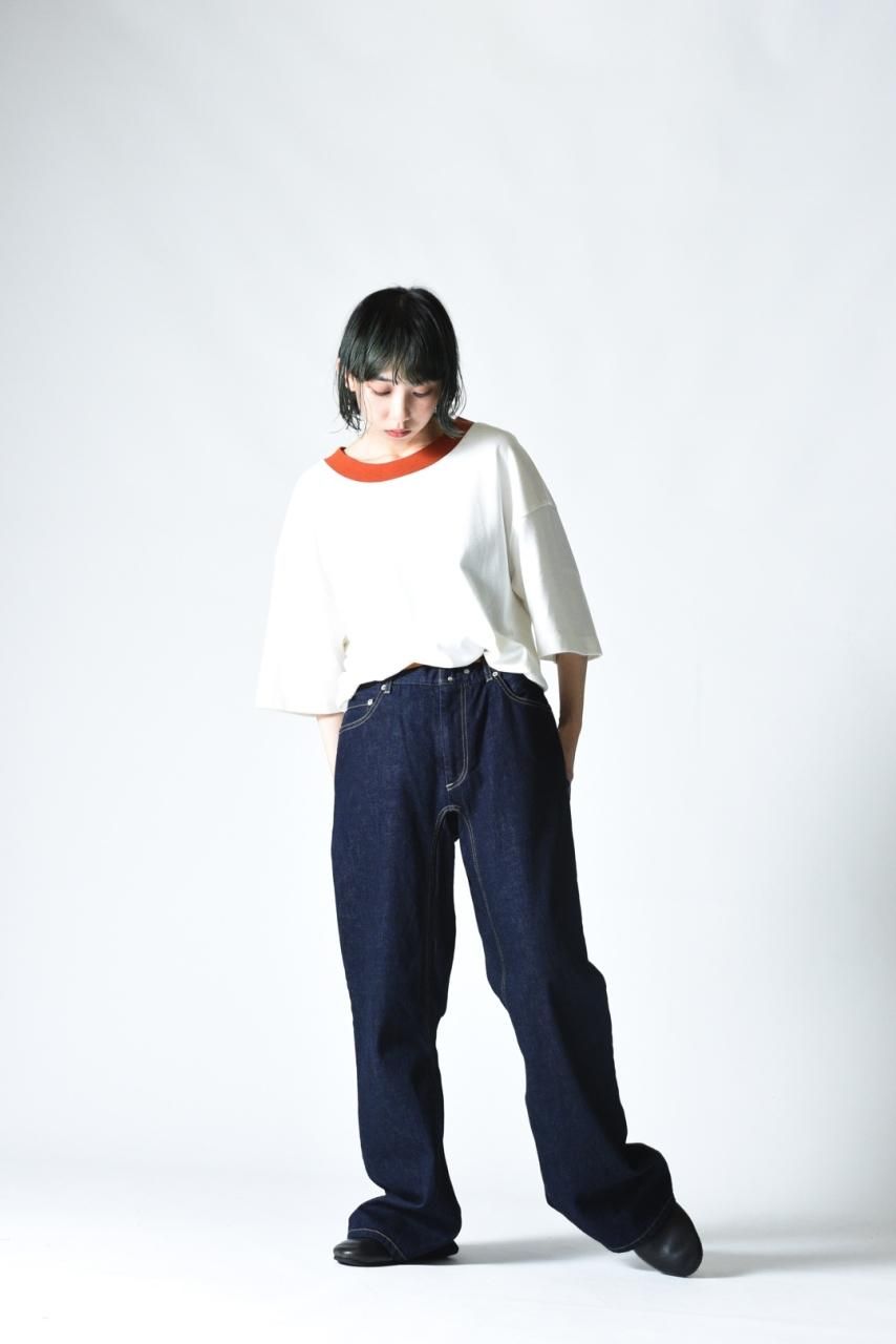 My Beautiful Landlet 12ozデニムガゼットパンツ one wash - BISHOOL